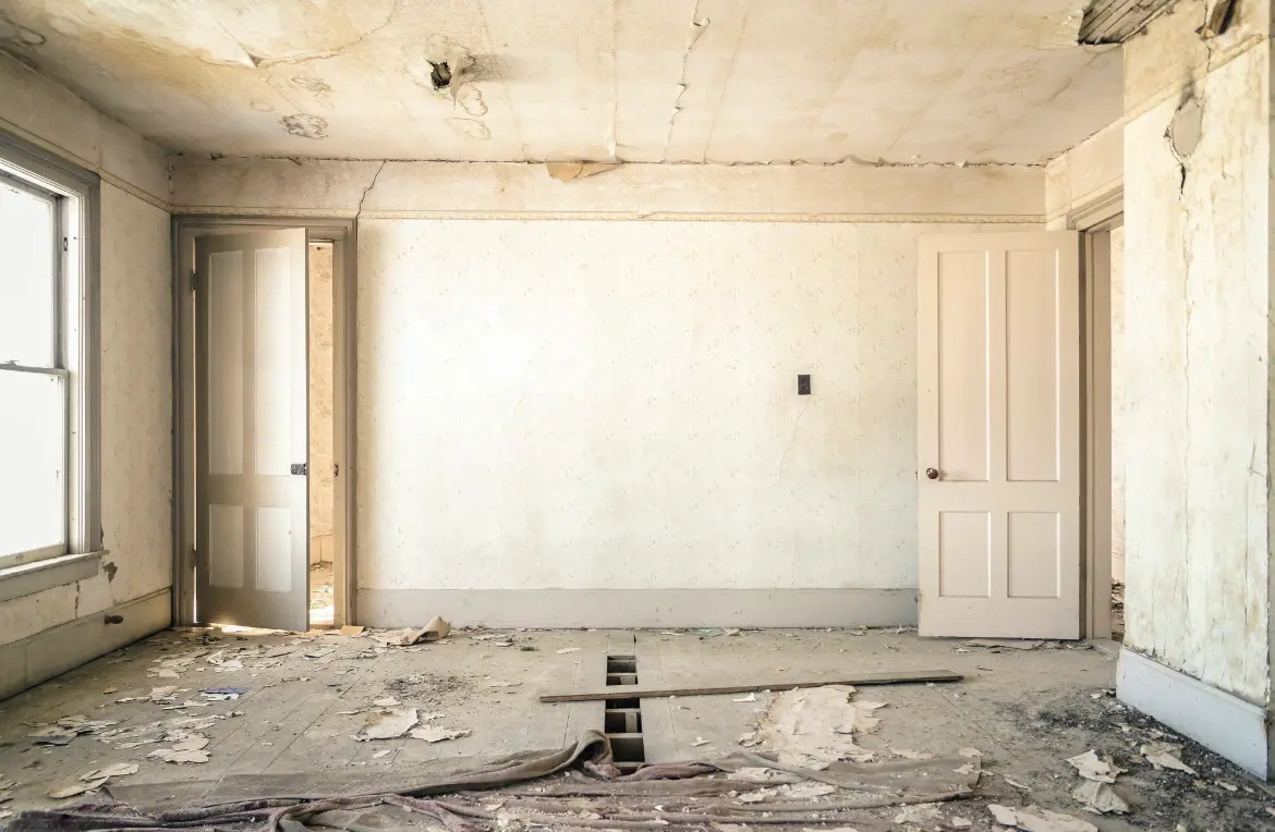 Waste disposal crew managing a cleanout project in Park Layne